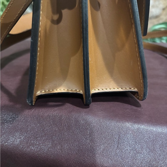 ROBERTA ROSSI leather and raffia bag - Picture 3 of 9